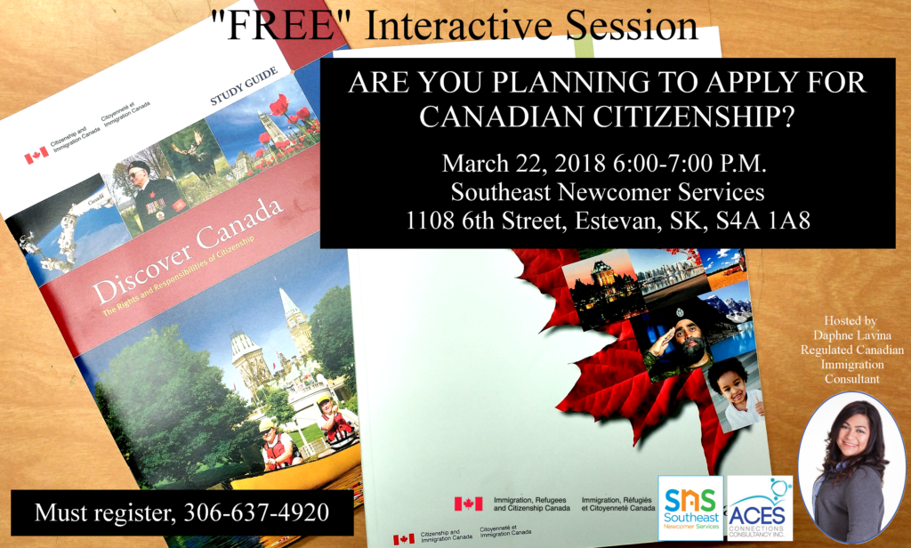 Canadian Citizenship "FREE" Interactive Session
